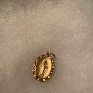 Blessed Virgin Gold Pendant